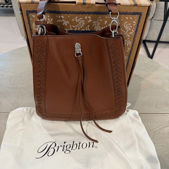 Brighton Georgia Bourbon Interlok HOBO Bag - Picture 2 of 10